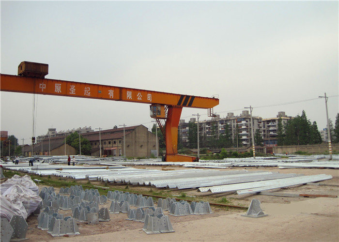 Outdoor storage yard for steel tower 