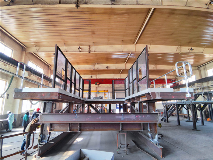 steel trolley structures,temporary steel fabrication